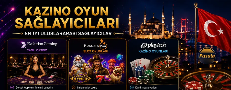 Evolution, Pragmatic Play ve Playtech sağlayıcı kartları
