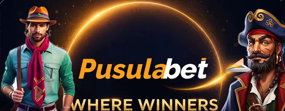 Where winners temalı marka afişi ve slot karakterleri